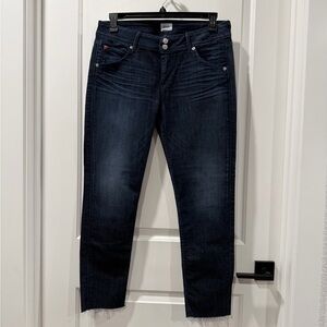 Hudson Jeans Dark Blue Ankle Length Denim